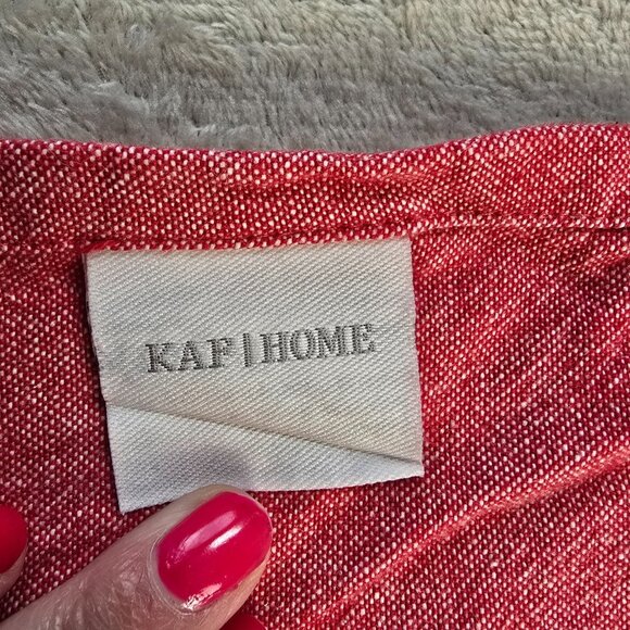 Kaf Home Apron Red Adult Full Bib Cooking Pockets Grill Kitchen Baking Artist - Picture 3 of 9